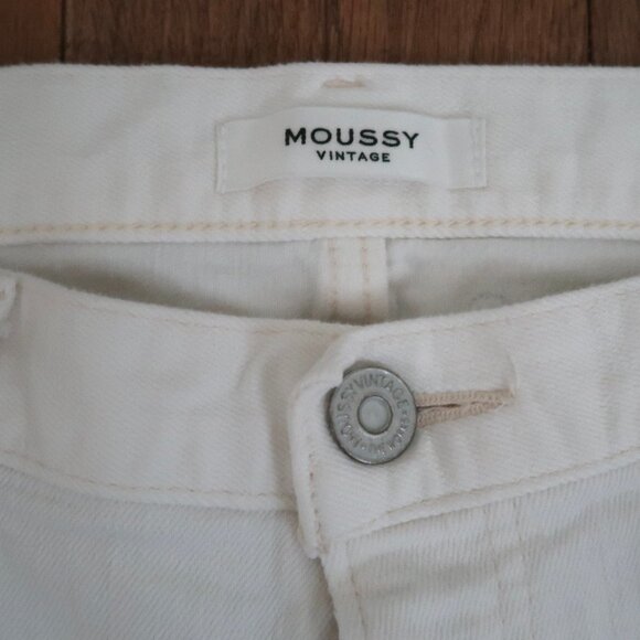 MOUSSY VINTAGE white Glendele jeans sz 31 - Picture 10 of 12